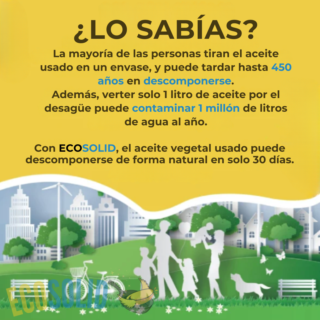 EcoSolid™ OilBlock – Solidificador de Aceite