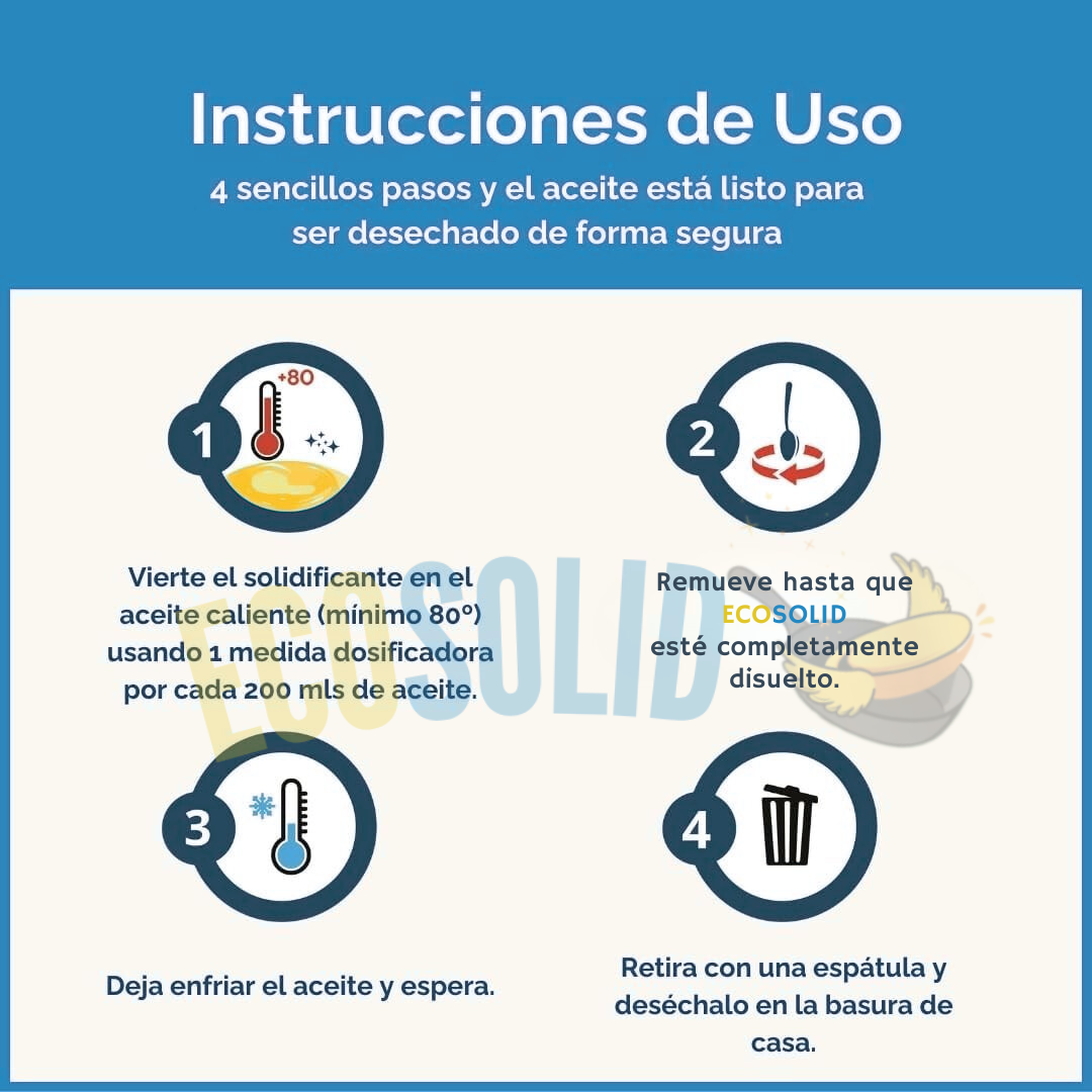 EcoSolid™ OilBlock – Solidificador de Aceite